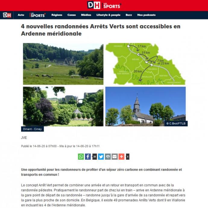 4 nouvelles randonnées sont accessibles en Ardenne méridionale - Revue de presse GAL Ardenne Meridionale