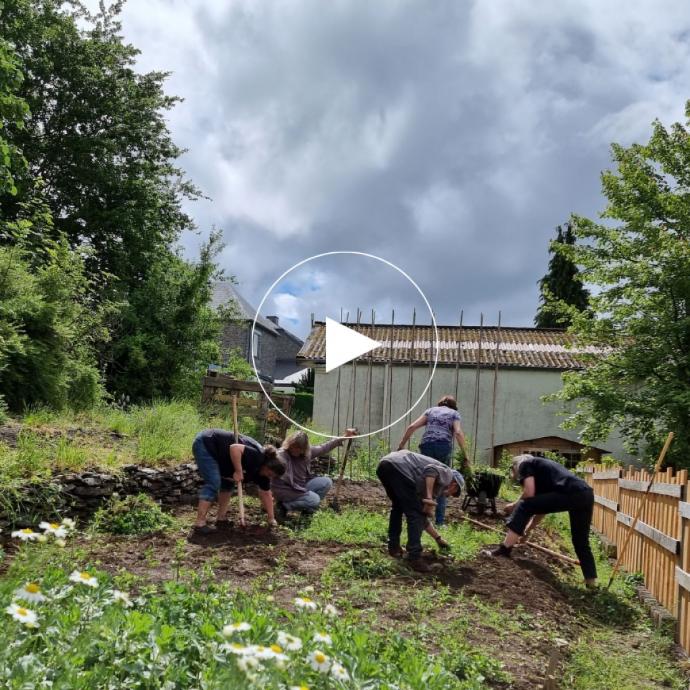 Le jardin thérapeutique de Bièvre sert d'exemple - Revue de presse GAL Ardenne Meridionale